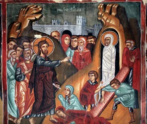 Bysanttilainen fresko 1400-luvulta